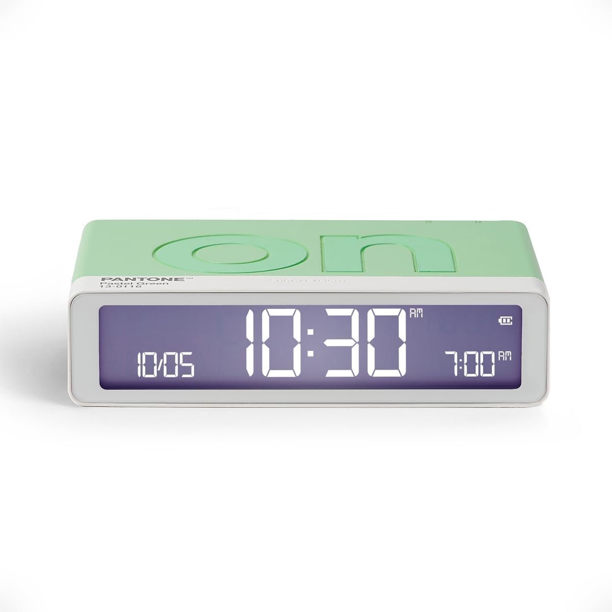 Omkeerbare Digitale Wekker met LCD en Touch-Licht, USB-C Oplaadbaar