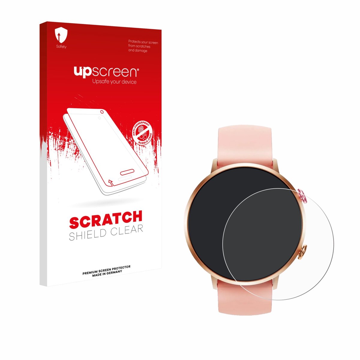 upscreen - Screenprotector voor Oukitel BT60 1.32" - Folie Beschermfolie transparant