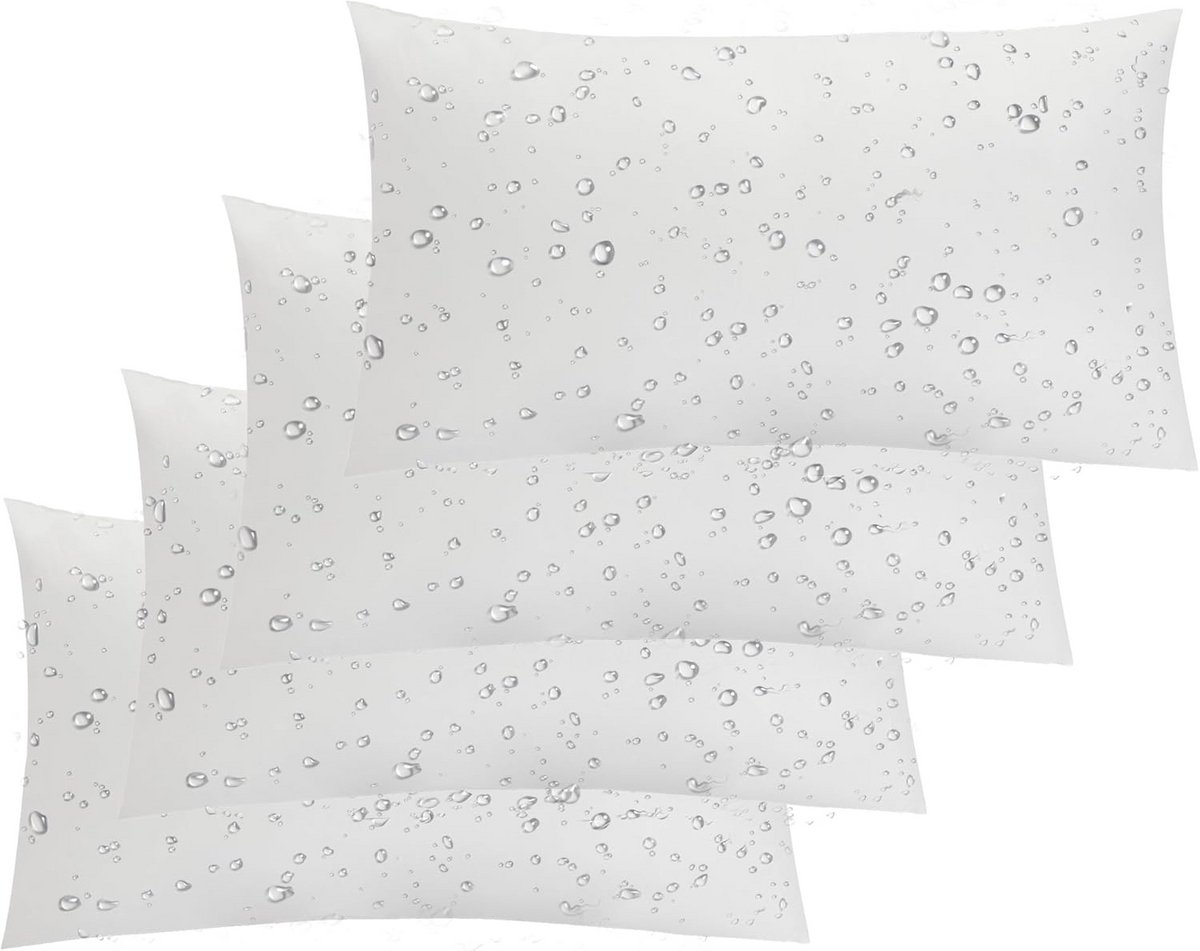 Set van 4 Kusseninzetstukken (30x50 cm) voor Bank en Bed - Witte Vulset voor Decoratieve S