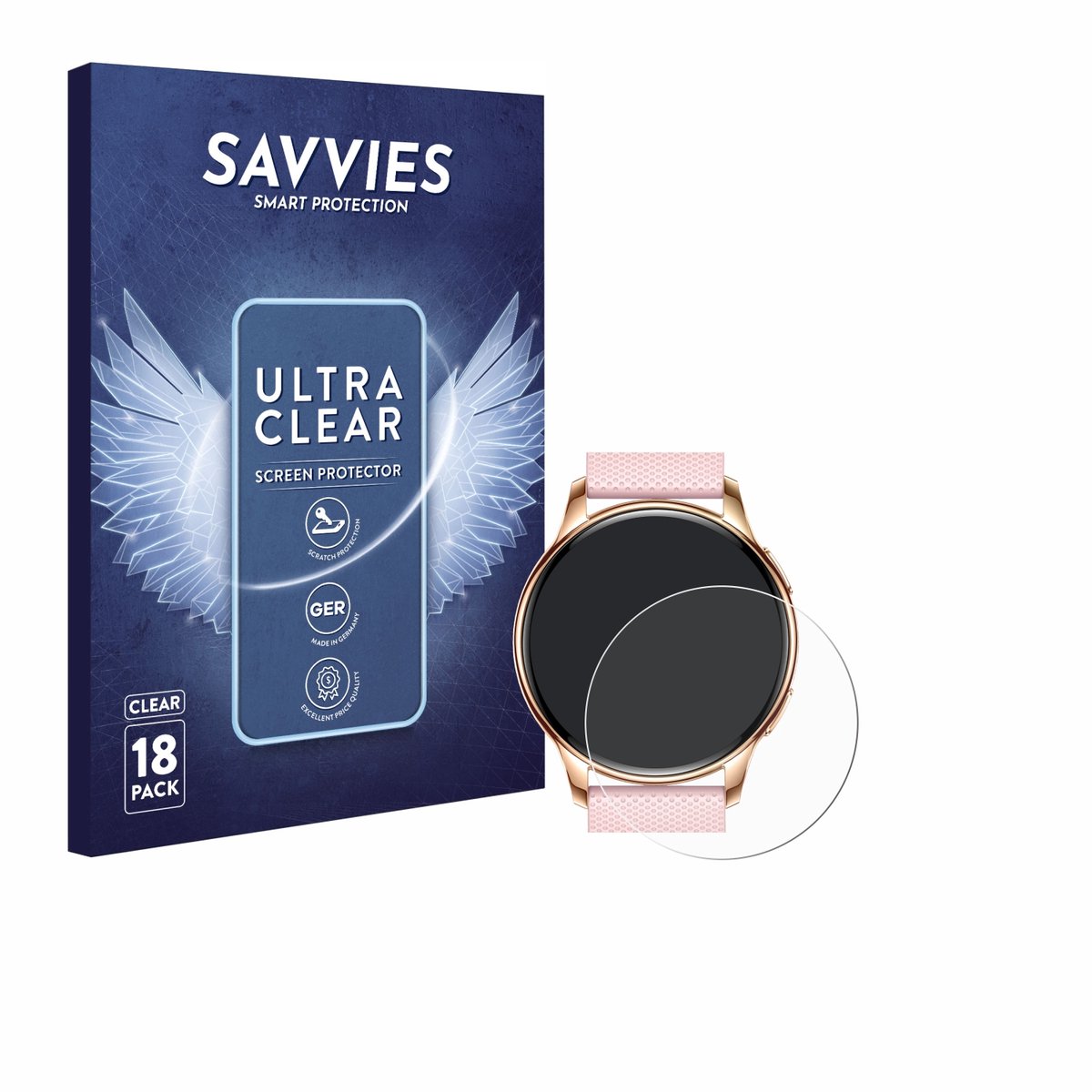 Savvies - Screenprotector voor Maoo VT.11 - Folie Beschermfolie transparant 18 Stuks