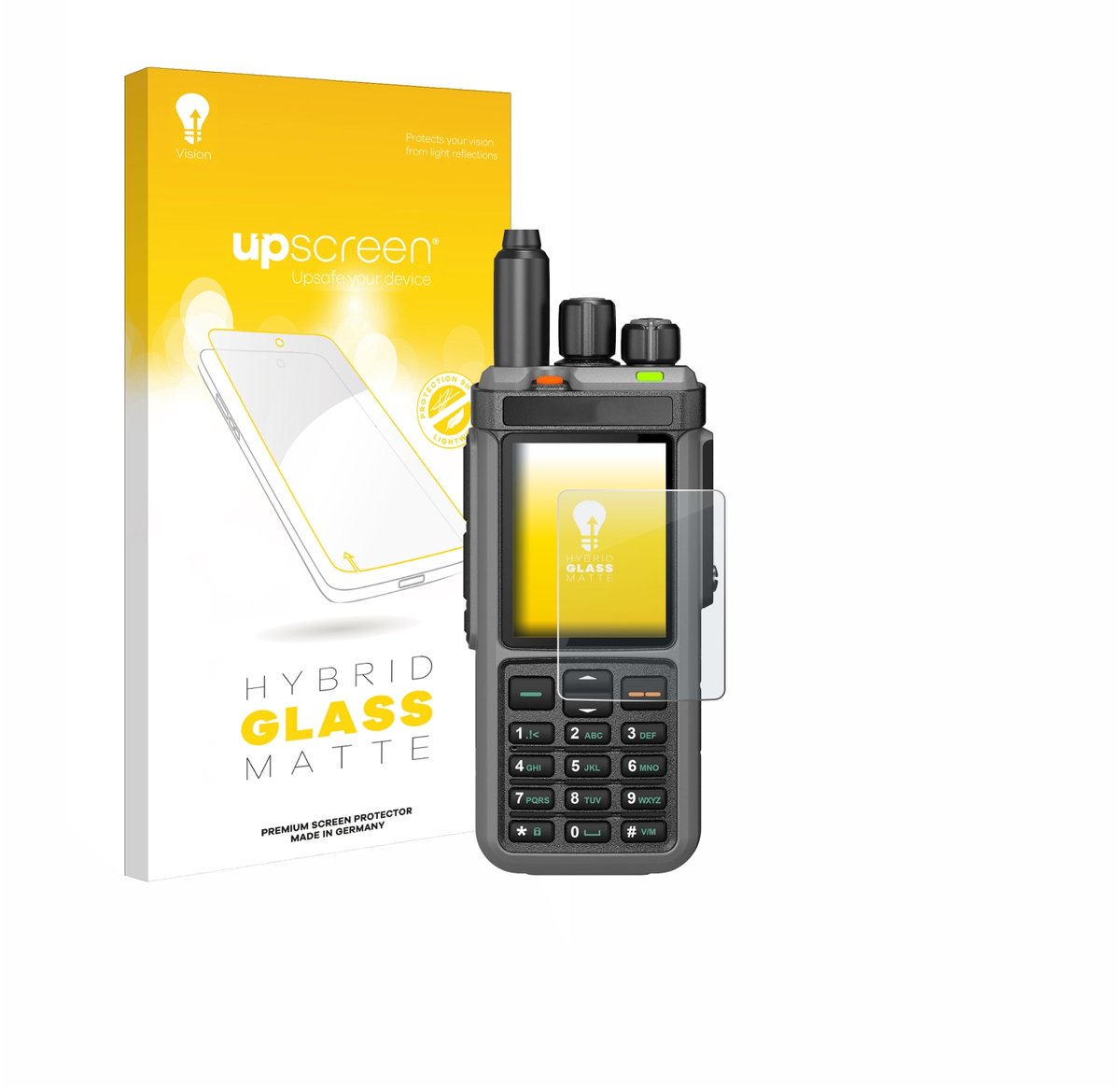 upscreen - Screenprotector voor Radtel RT-880 - Folie Beschermfolie Beschermglas matte