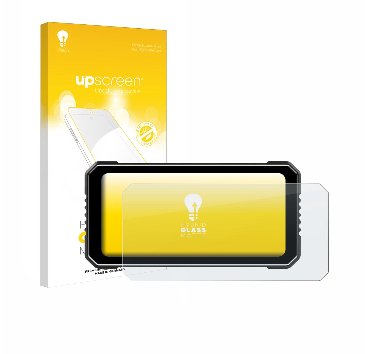 upscreen - Screenprotector voor Vtopek MT26 6.25" - Folie Beschermfolie Beschermglas matte