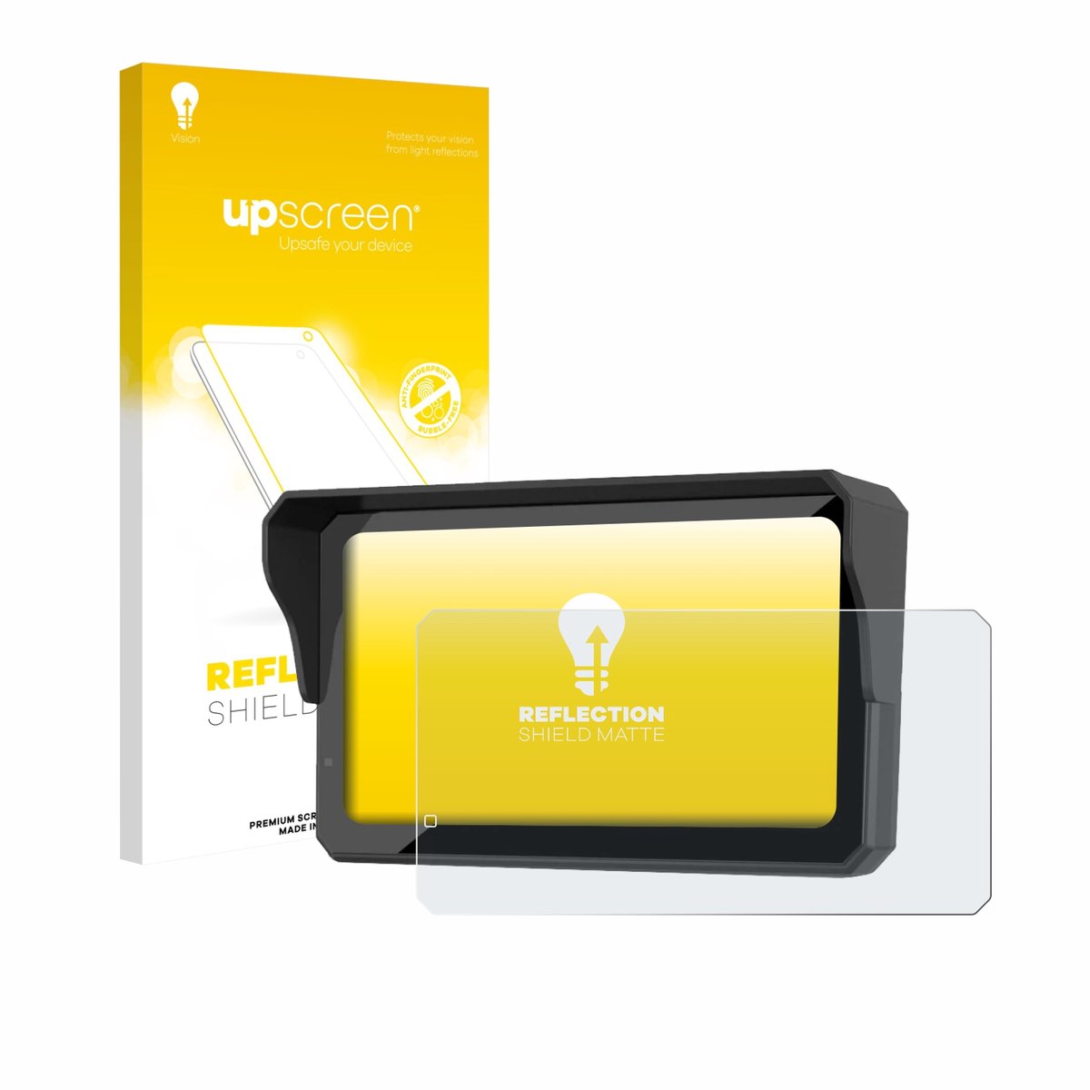 upscreen - Screenprotector voor Carpuride W602S Pro - Folie Beschermfolie anti glare matte
