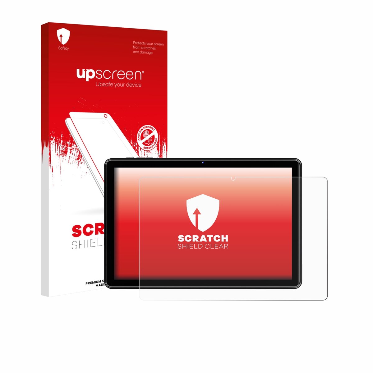upscreen - Screenprotector voor Hasskya K30/K50/K70 10.1" - Folie Beschermfolie transparant