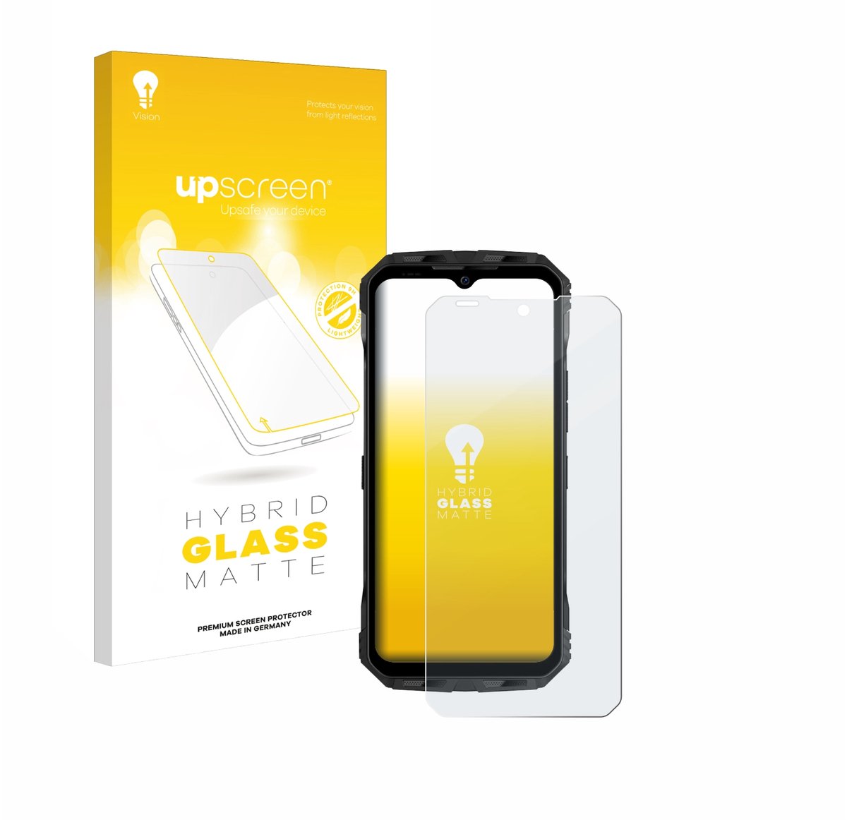upscreen - Screenprotector voor Doogee V30 - Folie Beschermfolie Beschermglas matte