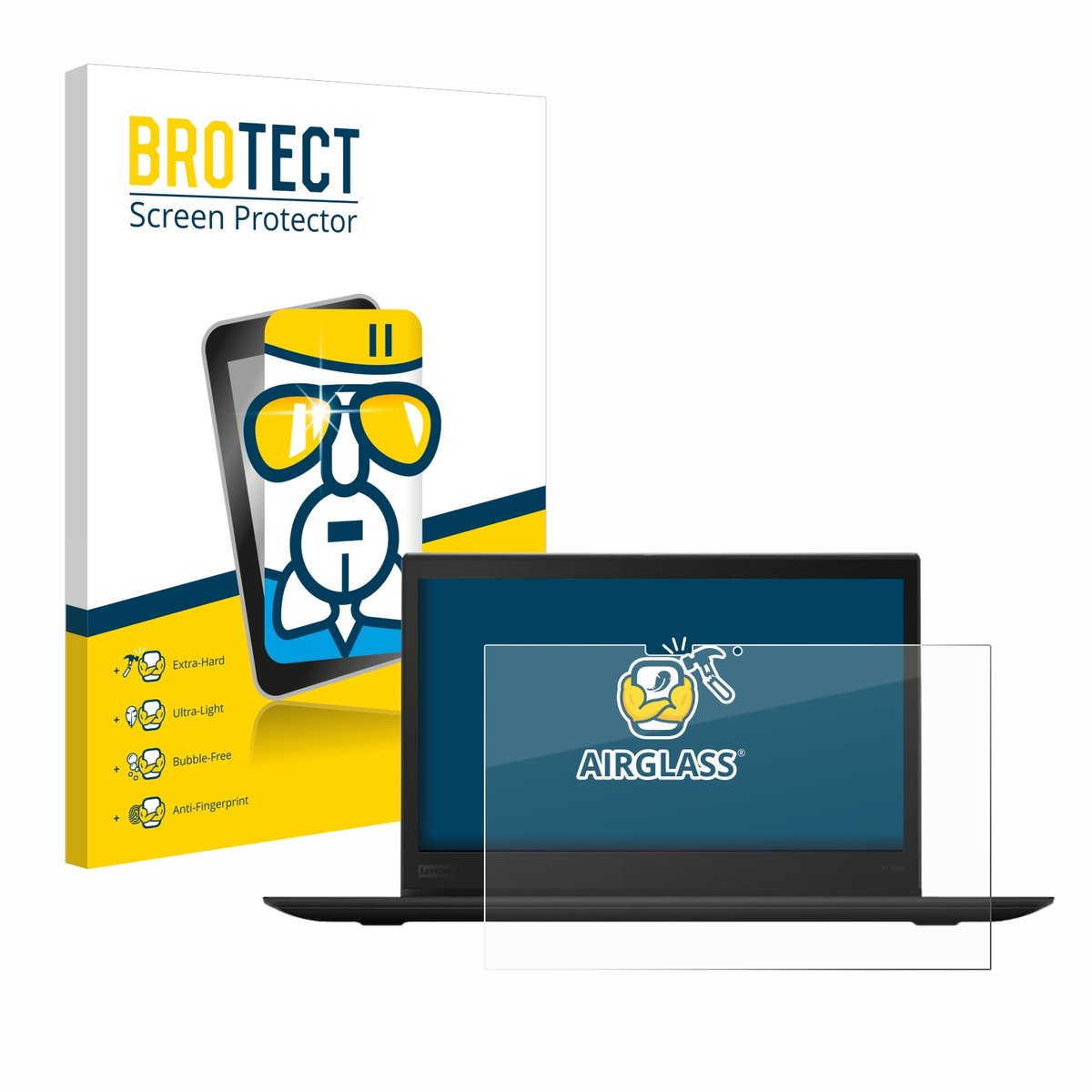 Screenprotector voor Lenovo ThinkPad X1 Yoga (3. Gen.) Beschermglas transparant