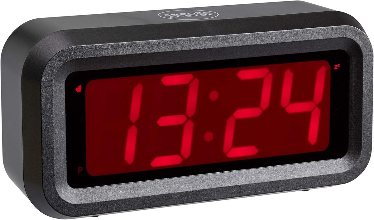 Digitale Tafelwekker met Grote LED Display en Snooze Functie