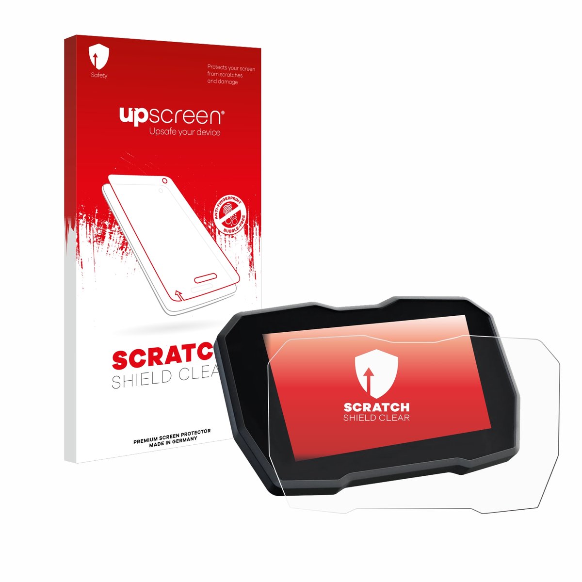 upscreen - Screenprotector voor Ducati Multistrada V4 2021+ - Folie Beschermfolie transparant