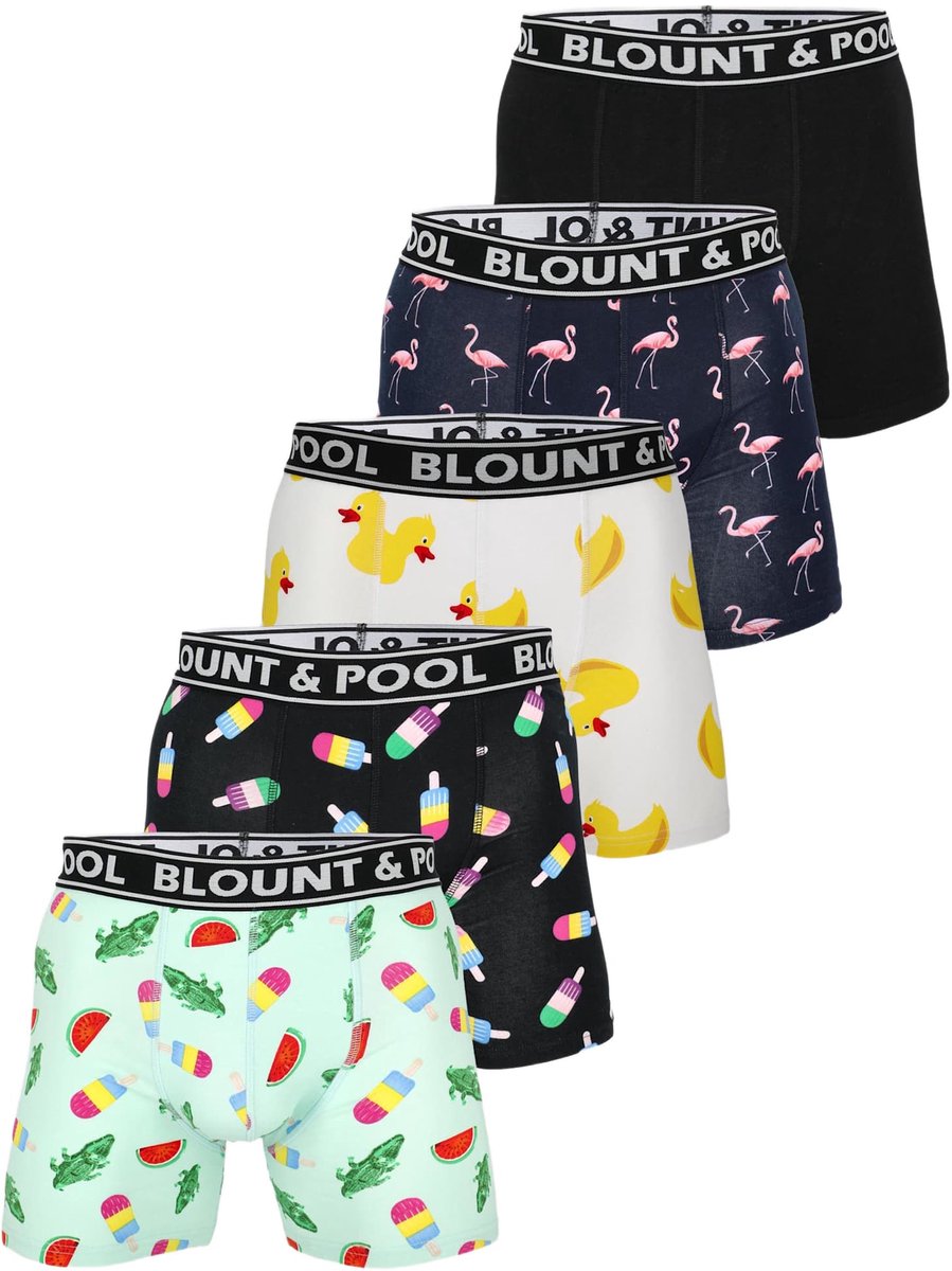 Blount & Pool Boxershorts 5-pack – Herenondergoed – Maat 2XL