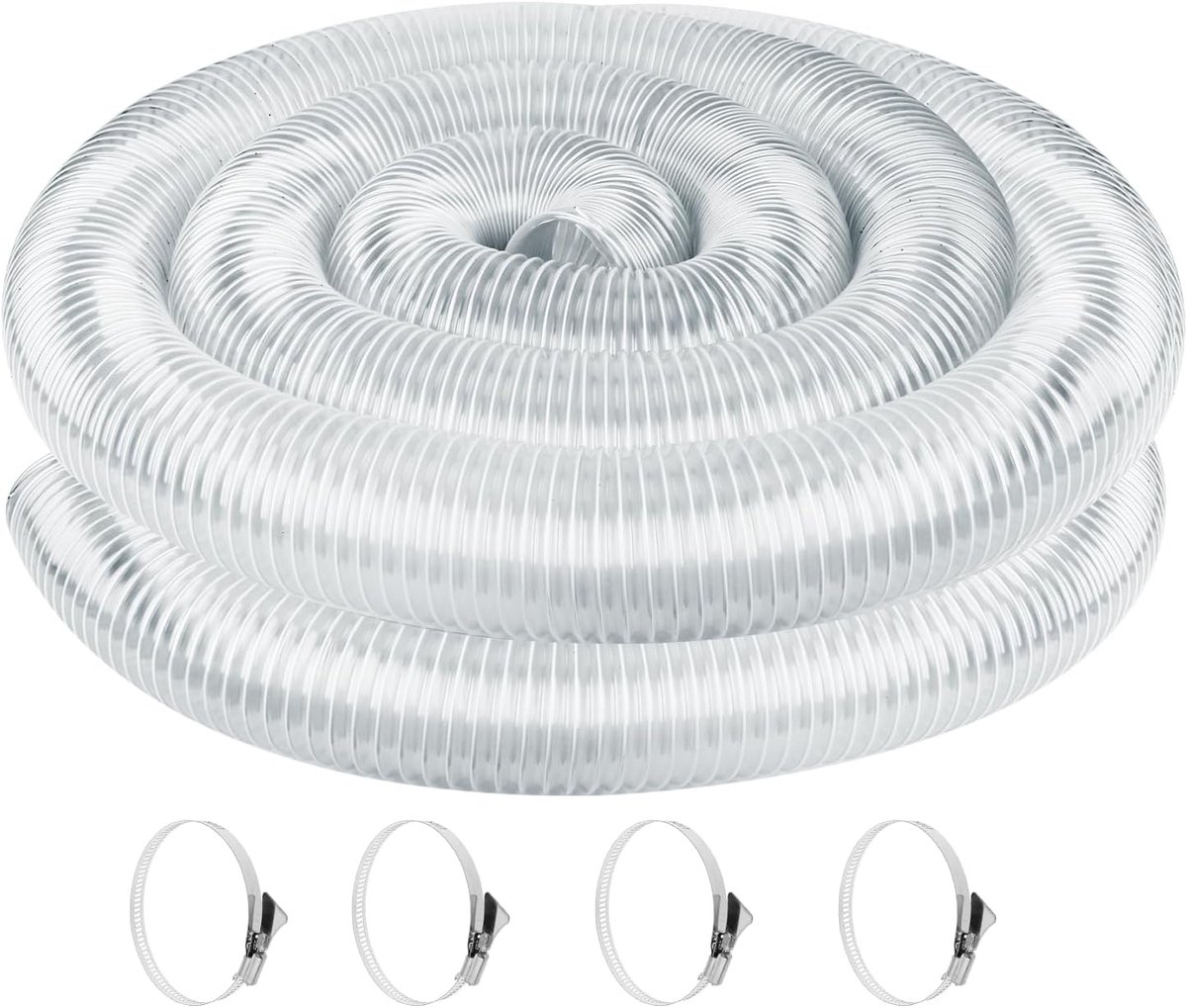 Flexibele Afzuigslang PVC 63mm x 3 Meter voor Werkplaatsstofzuiger