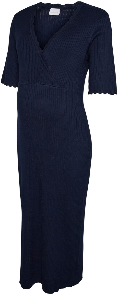 Mamalicious Mama Licious Gebreide jurk MLELISA Zwangerschapsjurk Pageant Blue
