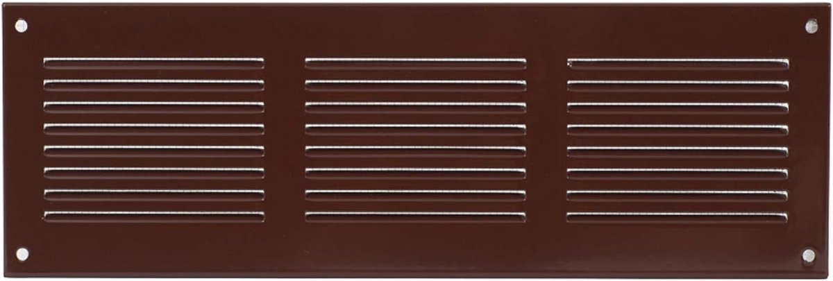 Afsluitbaar Ventilatierooster Buiten en Binnen - Metaal met Insectenbescherming - Verschillende Maten
