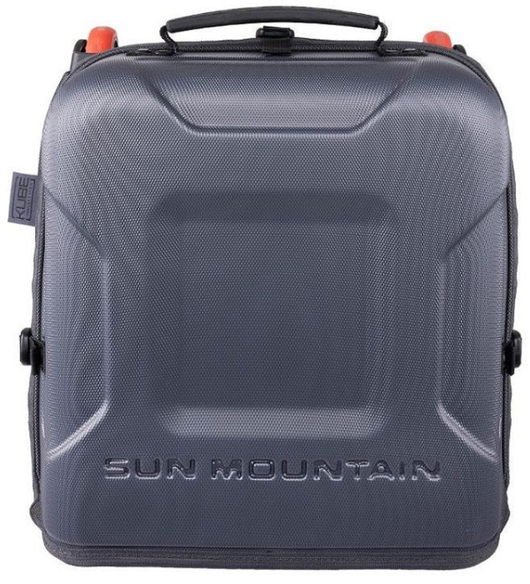Sun Mountain Kube Golf Travelbag Steel-Black-Rush Red