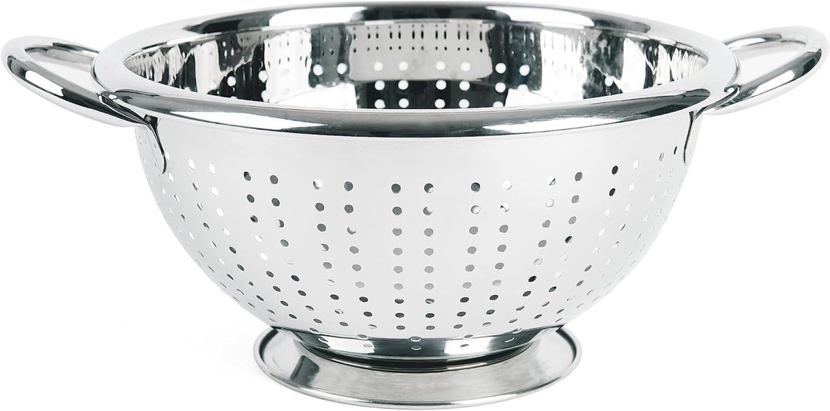 Traditionele Zeef Roestvrij Staal 22 cm Keuken Zeefbak