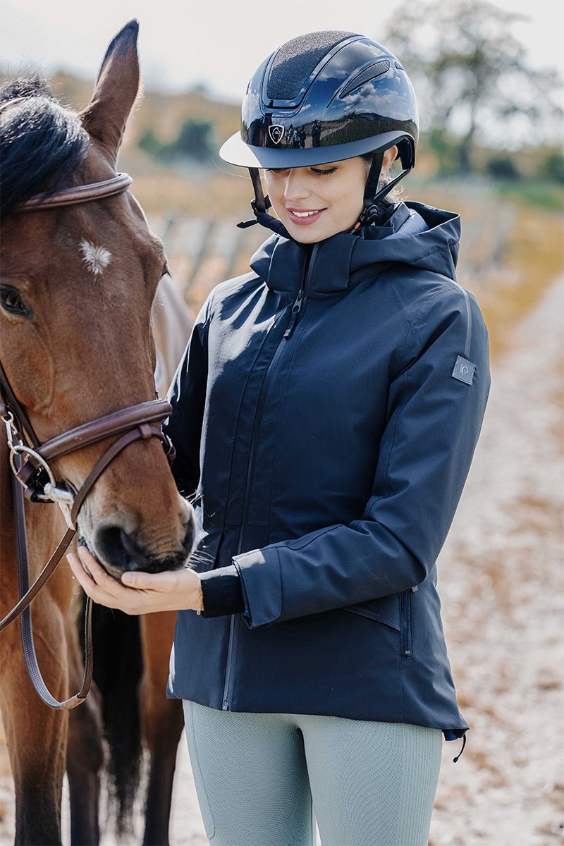 EQUITHEME ORIGINALS MAGUY PARKA WATERDICHT Blauw