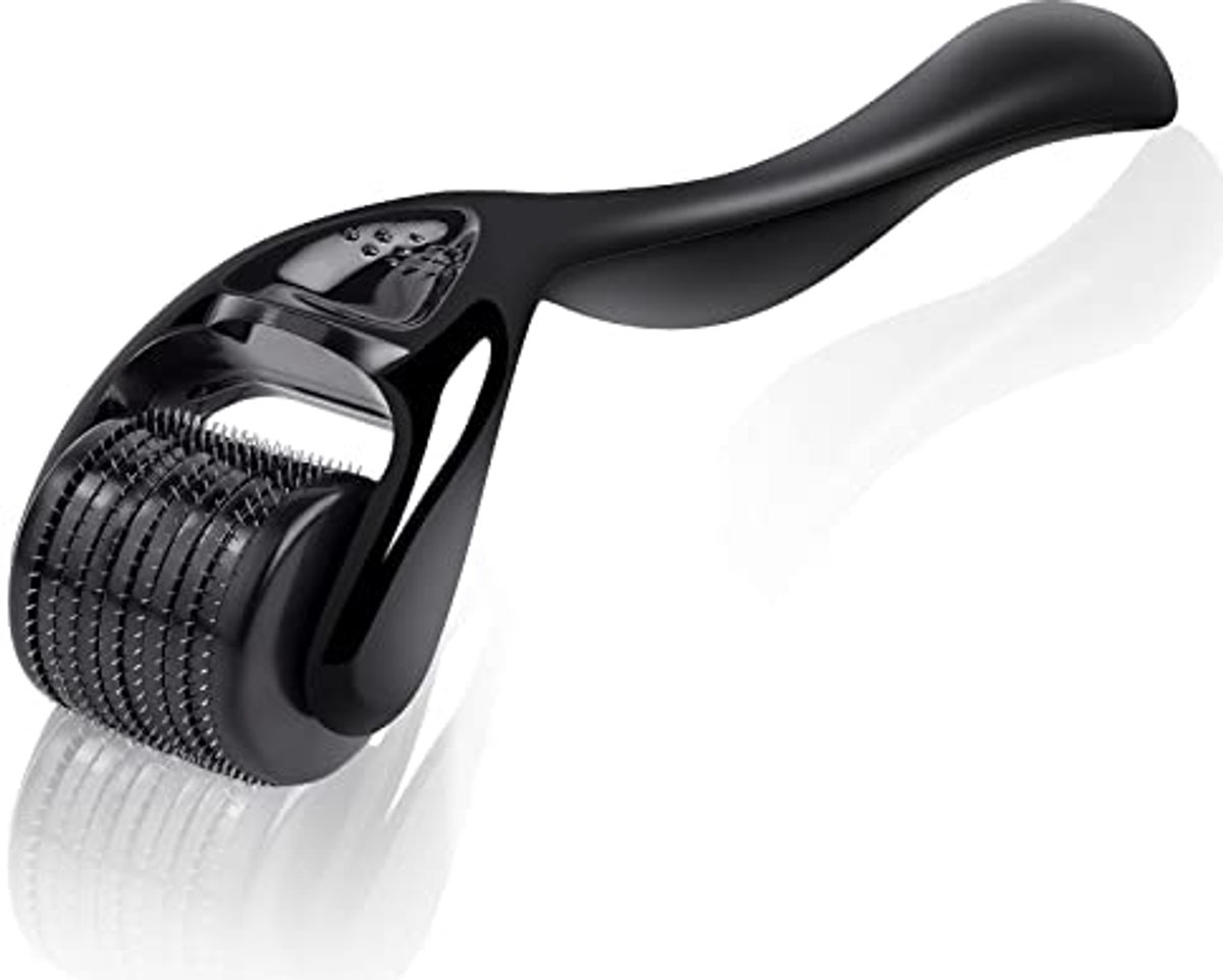 Dermaroller voor Bartgroei - 0.5 mm Microneedling Roller voor Gezicht en Lichaam