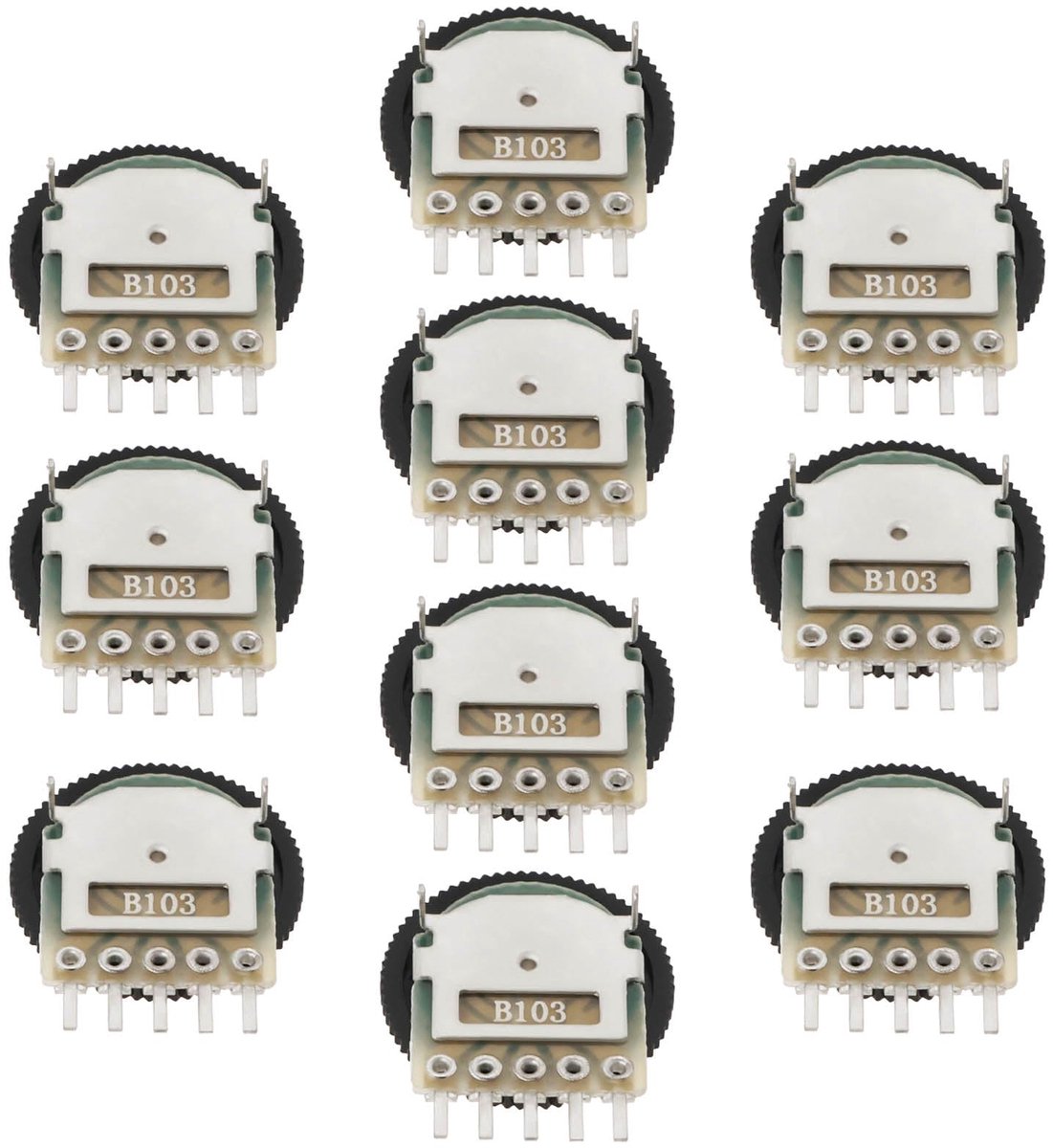 Lautstärke-Radpotentiometer - Compatibel met Game Boy - Set van 10 Stuks