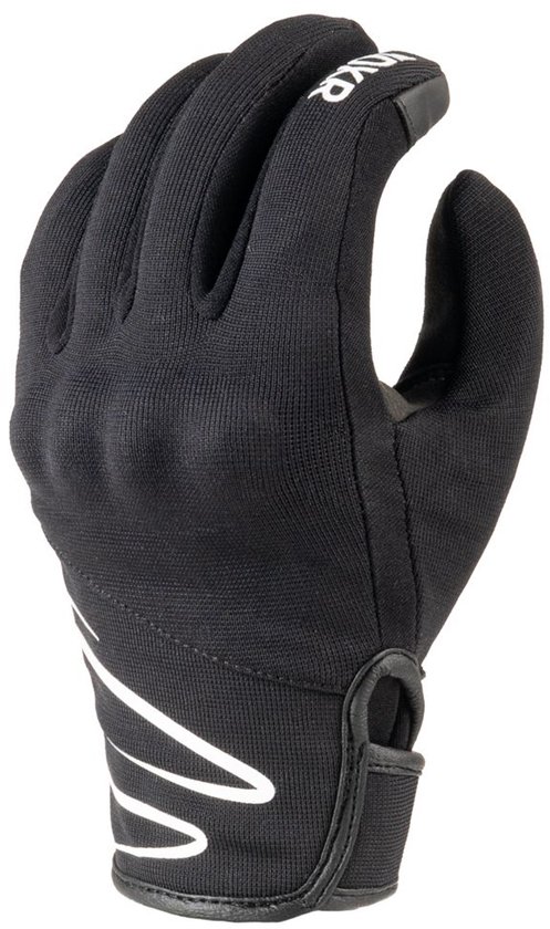 MOTOBLOUZ Motor Handschoenen GLOW DAME vrouw S Zomer Zwart/Wit CE-gekeurd