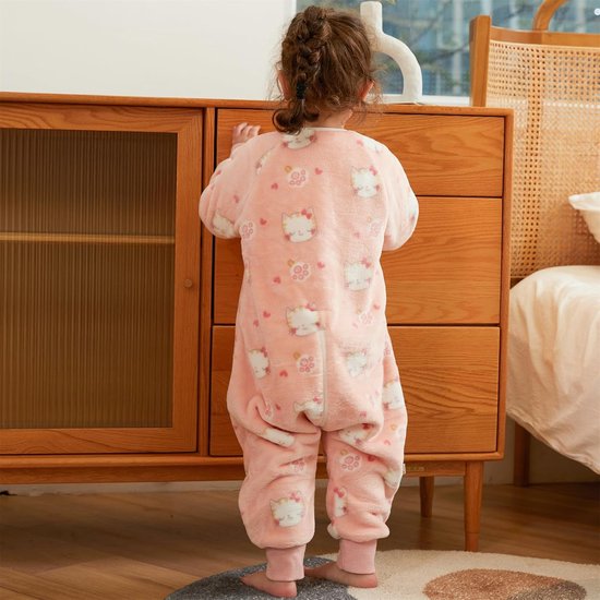 Warme winterslaapzak met voeten en mouwen voor baby's — afbeelding 2