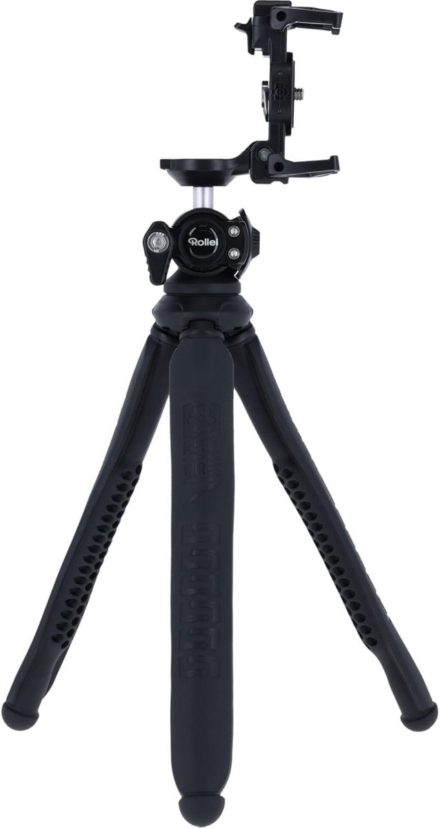 Flexibel Mini Statief met Buigbare Poten en 360° Kogelkop voor Smartphone en Camera