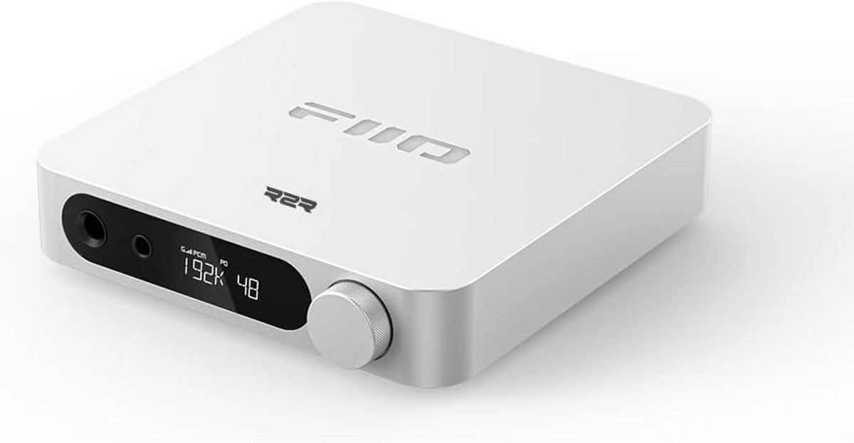 High-Fidelity R2R DAC en Hoofdtelefoonversterker met 1300mW Vermogen - Zilver