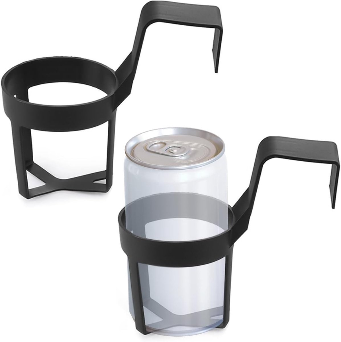 2-Pack Universele Auto Drankhouder - Verstelbare Fleshouder voor Auto's en Trucks