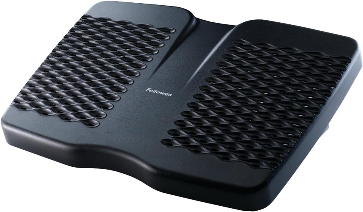 Ergonomische Voetensteun Bureau - Verstelbaar met Ventilatiegaten - Zwart