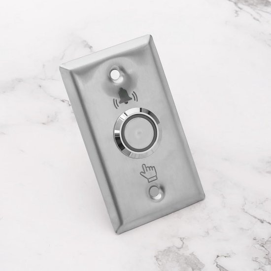 Waterdichte Metalen Drukknop met LED-Verlichting voor Deurbel Installatie — afbeelding 5