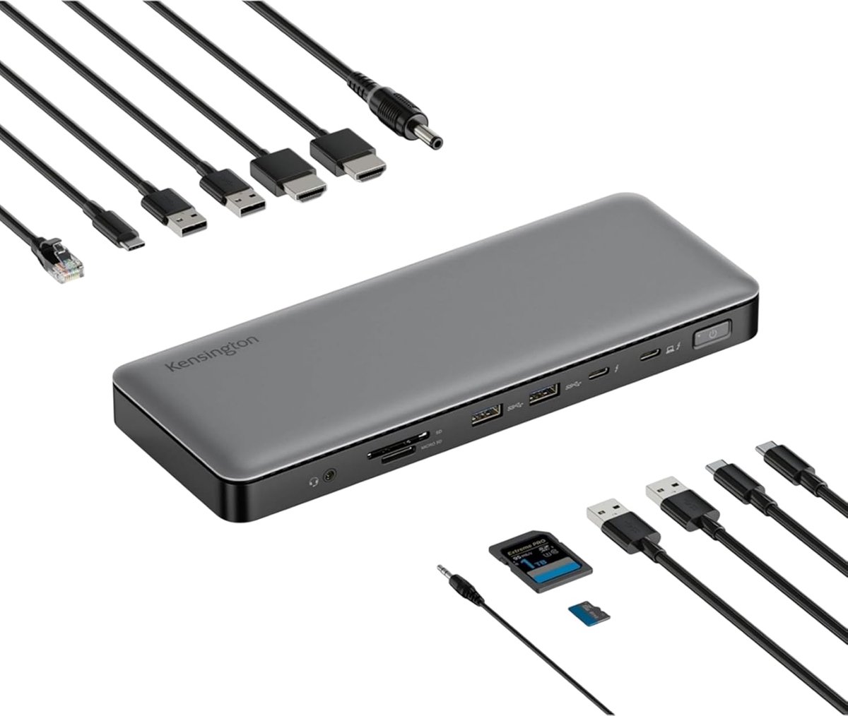 Thunderbolt 4 Dockingstation met Dubbele Monitor Ondersteuning en 96W Power Delivery