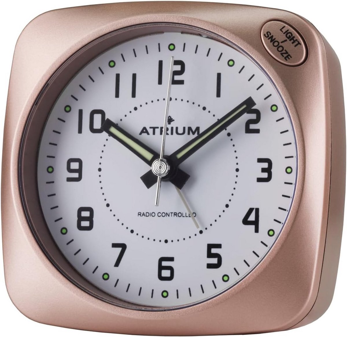 Analoge Wekker met Licht en Snooze - Stil Quartz Uurwerk - Groot Display