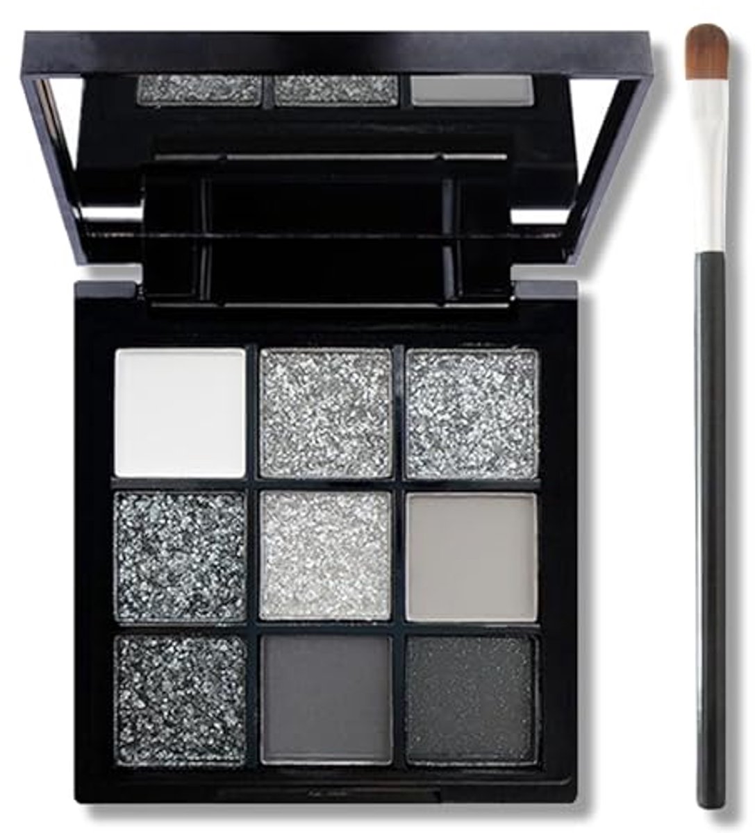 9 Kleur Smokey Lidschatten Palette - Hoogwaardige Lidschaduw met Spiegel - Ideaal voor Halloween