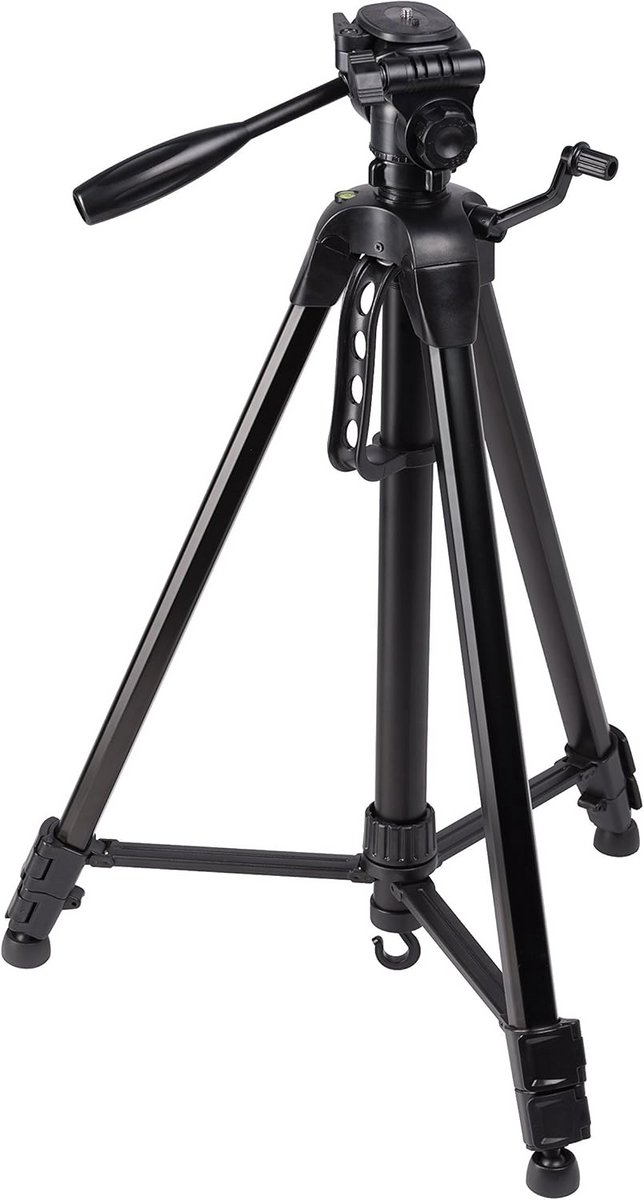 Reisstatief 170 cm met 3-weg Panoramische Kop - Stabiel & Lichtgewicht