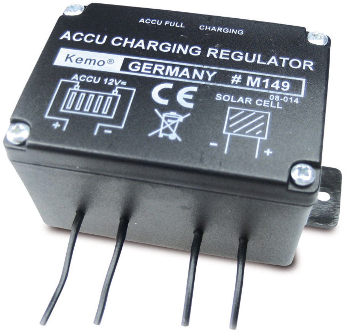 Kemo Charging Controller M149N Laadregelaar voor zonne-energie Serie 12 V 10 A