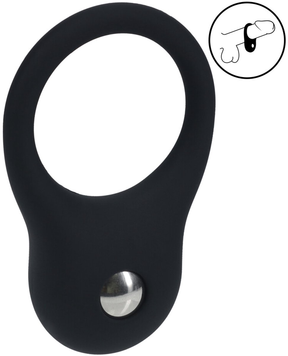 Silicone Training Cockring - S - Black