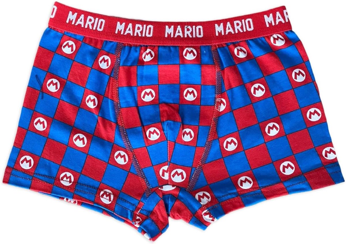 Super mario ondergoed - Maat 6-8 jaar - Onderbroek - 2 stuks - Voor jongens