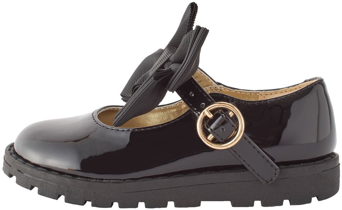 Next - Meisjes - Mary Jane-schoenen met dikke strik en brede pasvorm (G) - Zwart