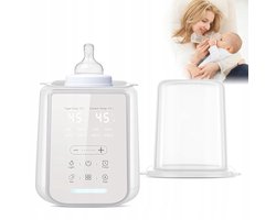 8-in-1 Baby Voeding Warmer & Sterilisator - Met Digitale Display， Nachtlampje en Timer， Verwarmt， Ontdooit en Steriliseert Melkflessen