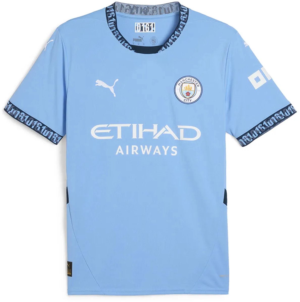 Puma Manchester City Fc 24/25 Thuis T-shirt Met Korte Mouwen Blauw XS Man,Vrouw