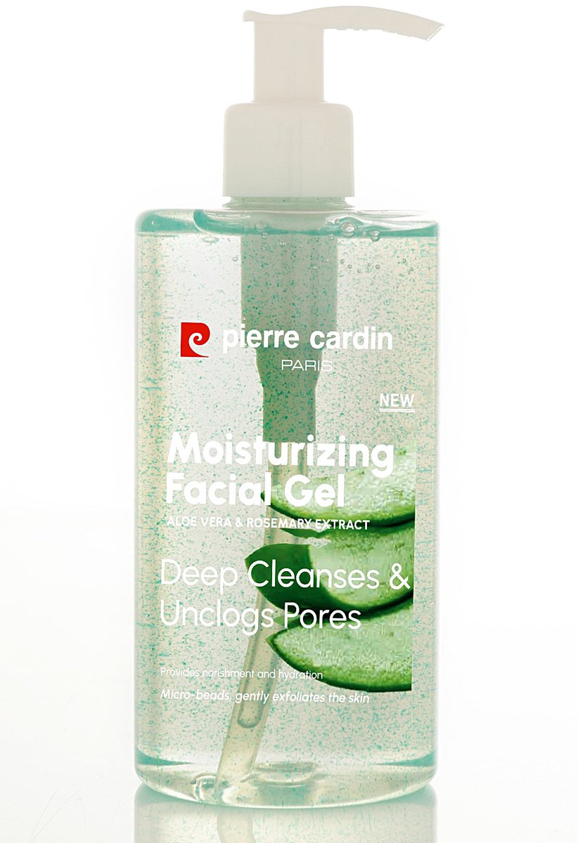 Pierre Cardin Moisturizing Facial Gel with Aloe Vera & Rosemary-350 ML