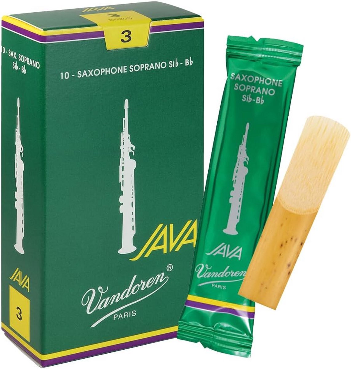 Sopraansaxofoon Riet, Doorsnede 3, 10 Stuks voor Jazz en Popmuziek