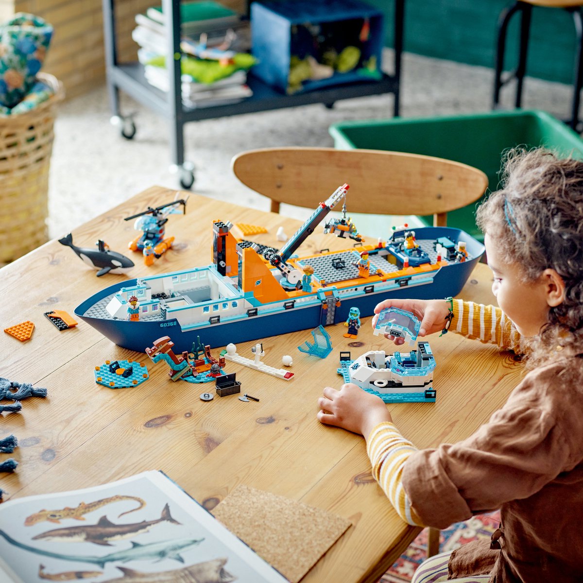 LEGO City Poolonderzoeksschip Groot Drijvend Boot Speelgoed Set voor Kinderen 7+ - 60368 — afbeelding 5