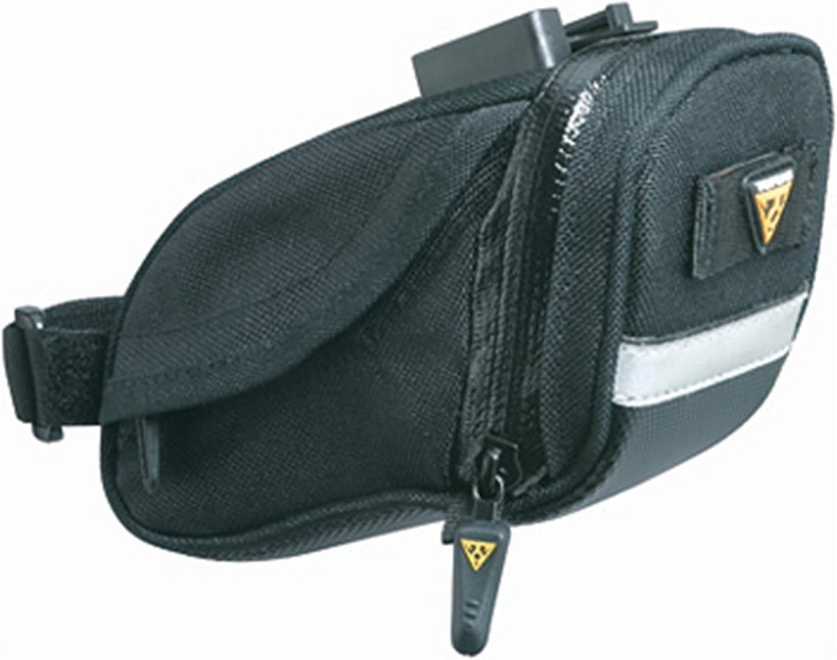 Compacte Zadelpen Tas met QuickClick Montage en Reflectoren