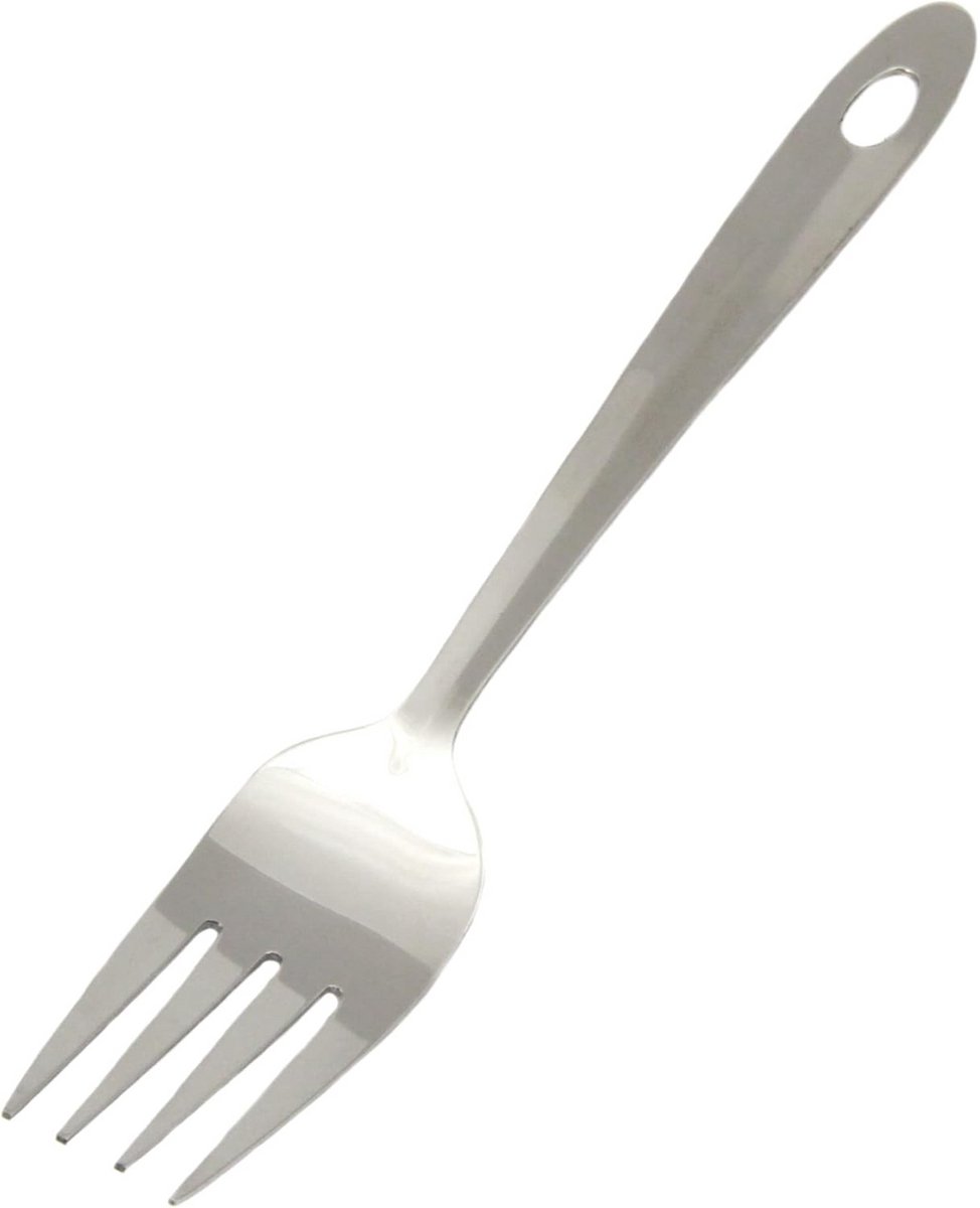 Serveervork - Vleesvork Keuken - Buffet Dienen - Roestvrij Staal - 23.5 cm - Zilverkleurig