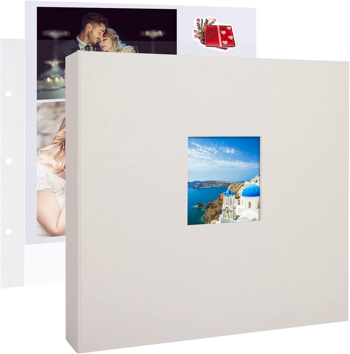 Insteekalbum Fotoalbum Blauw voor 300 Foto's (10x15 cm)