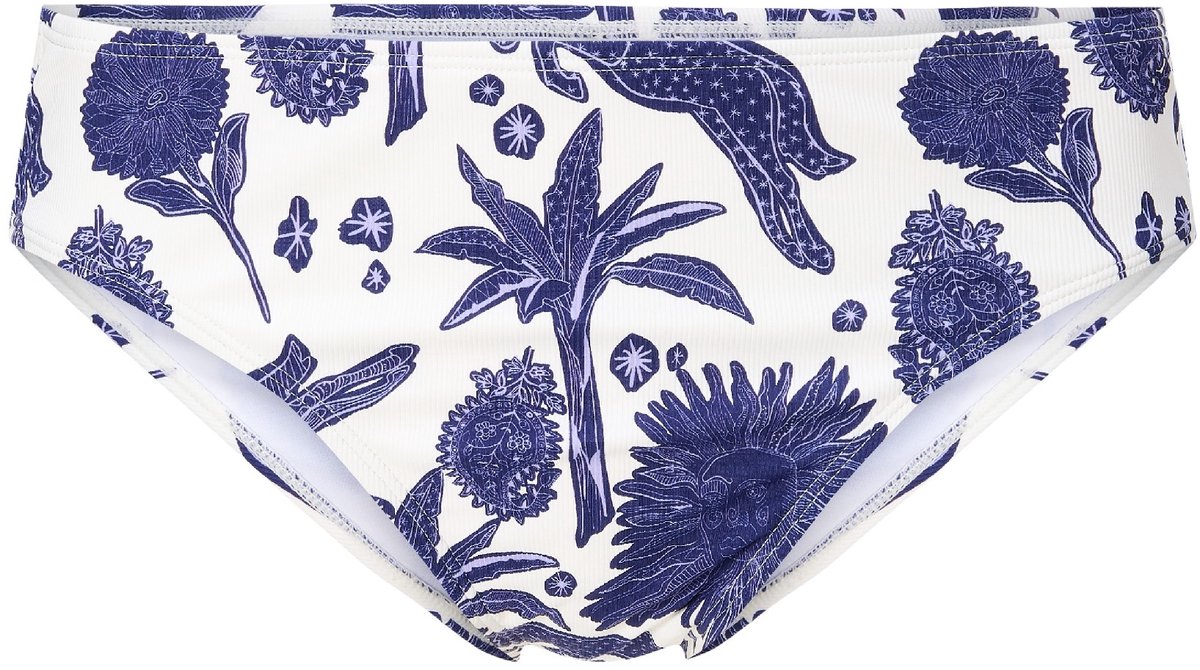LingaDore Bikini Broekje Blue white print