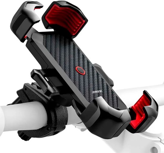 Joyroom - Telefoonhouder geschikt voor Fiets - Gsm Houder - Universele telefoon houder Motor - Zwart