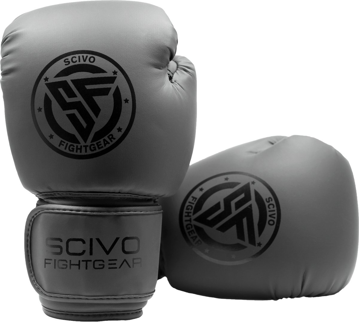 Stealth Kickboxing Gloves PU Black/Black (10OZ)