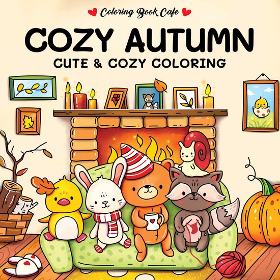 Cozy autumn - Coloring Book Cafe - cover
