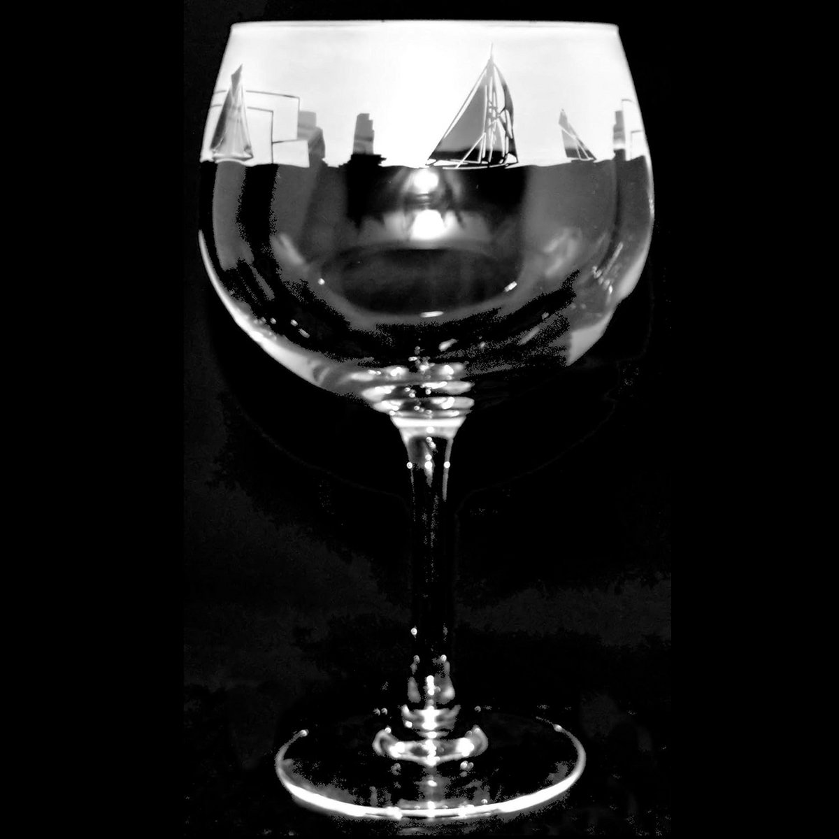 Groot Ballon Glas voor Gin Tonic of Cocktail 70cl