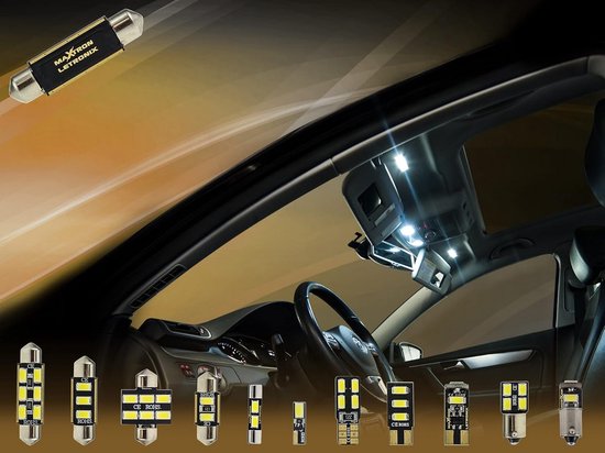 Interieurverlichting Set Koud Wit (6000K) voor Auto - Complete LED